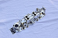 Offenhauser V8 Aluminum Intake Manifold AFTER Chrome-Like Metal Polishing and Buffing Services