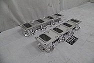 Aluminum V8 Engine Intake Manifold Kit AFTER Chrome-Like Metal Polishing and Buffing Services / Restoration Services - Aluminum Polishing