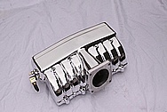 Edelbrock Ford V8 Aluminum Intake Manifold AFTER Chrome-Like Metal Polishing and Buffing Services