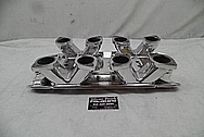 Aluminum V8 Intake Manifold AFTER Chrome-Like Metal Polishing and Buffing Services - Aluminum Polishing 