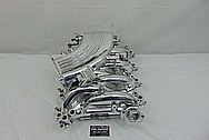 2001 Ford Mustang GT Bullitt Aluminum Intake Manifold AFTER Chrome-Like Metal Polishing and Buffing Services - Aluminum Polishing