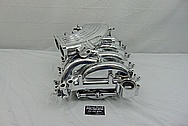 2001 Ford Mustang GT Bullitt Aluminum Intake Manifold AFTER Chrome-Like Metal Polishing and Buffing Services - Aluminum Polishing