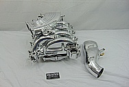 2001 Ford Mustang GT Bullitt Aluminum Intake Manifold AFTER Chrome-Like Metal Polishing and Buffing Services - Aluminum Polishing