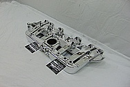 Jeep 4.0L 6 Cylinder Aluminum Intake Manifold AFTER Chrome-Like Metal Polishing and Buffing Services - Aluminum Polishing