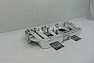 Jeep 4.0L 6 Cylinder Aluminum Intake Manifold AFTER Chrome-Like Metal Polishing and Buffing Services - Aluminum Polishing