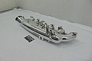 Nissan RB 26 Skyline Engine Aluminum Intake Manifold AFTER Chrome-Like Metal Polishing and Buffing Services - Aluminum Polishing Services