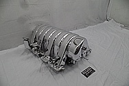 Dodge Challenger Hemi Aluminum V8 Intake Manifold AFTER Chrome-Like Metal Polishing and Buffing Services - Aluminum Polishing Services