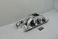 Parker 302W Aluminum V8 Intake Manifold AFTER Chrome-Like Metal Polishing and Buffing Services - Aluminum Polishing Services