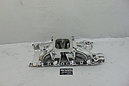 Parker 302W Aluminum V8 Intake Manifold AFTER Chrome-Like Metal Polishing and Buffing Services - Aluminum Polishing Services