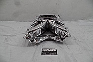 Holley Strip Dominator Aluminum V8 Intake Manifold AFTER Chrome-Like Metal Polishing and Buffing Services - Aluminum Polishing - Intake Polishing