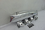 Nissan SR20DET Greddy 4 Cylinder Aluminum Intake Manifold AFTER Chrome-Like Metal Polishing and Buffing Services - Aluminum Polishing - Intake Polishing