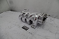 4 Cylinder Aluminum Intake Manifold AFTER Chrome-Like Metal Polishing and Buffing Services - Aluminum Polishing