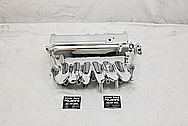 Toyota Supra 2JZ-GTE Aluminum Intake Manifold AFTER Chrome-Like Metal Polishing and Buffing Services - Aluminum Polishing