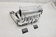 Toyota Supra 2JZ-GTE Aluminum Intake Manifold AFTER Chrome-Like Metal Polishing and Buffing Services - Aluminum Polishing