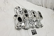 3 Deuce Tri Power Offenhauser Aluminum Intake Manifold AFTER Chrome-Like Metal Polishing and Buffing Services / Restoration Services - Aluminum Polishing