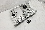 Oldsmobile 350 Offenhauser Aluminum Intake Manifold AFTER Chrome-Like Metal Polishing and Buffing Services / Restoration Services - Aluminum Polishing