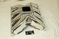 Pontiac CV-1 V8 Aluminum Intake Manifold AFTER Chrome-Like Metal Polishing and Buffing Services
