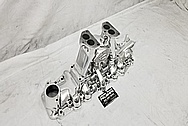 Eddie Meyer Aluminum Flathead Intake Manifold AFTER Chrome-Like Metal Polishing - Aluminum Polishing