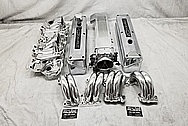 TPI Aluminum Intake Manifold System AFTER Chrome-Like Metal Polishing - Aluminum Polishing