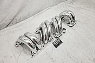 TPI Aluminum Intake Manifold Runners AFTER Chrome-Like Metal Polishing - Aluminum Polishing