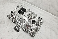 Edelbrock Performer RPM Aluminum Intake Manifold AFTER Chrome-Like Metal Polishing - Aluminum Polishing - Intake Polishing