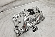 Edelbrock Performer RPM Aluminum Intake Manifold AFTER Chrome-Like Metal Polishing - Aluminum Polishing - Intake Polishing