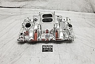 Edelbrock Performer RPM Aluminum Intake Manifold AFTER Chrome-Like Metal Polishing - Aluminum Polishing - Intake Polishing