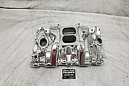 Edelbrock Performer RPM Aluminum Intake Manifold AFTER Chrome-Like Metal Polishing - Aluminum Polishing - Intake Polishing