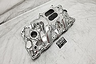 Edelbrock Performer RPM Aluminum Intake Manifold AFTER Chrome-Like Metal Polishing - Aluminum Polishing - Intake Polishing