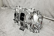 GM Aluminum Intake Manifold AFTER Chrome-Like Metal Polishing - Stainless Steel Polishing - Aluminum Polishing