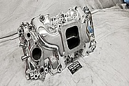 GM Aluminum Intake Manifold AFTER Chrome-Like Metal Polishing - Stainless Steel Polishing - Aluminum Polishing