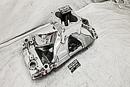 Brodix Aluminum Intake Manifold AFTER Chrome-Like Metal Polishing - Stainless Steel Polishing - Aluminum Polishing