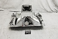 Brodix Aluminum Intake Manifold AFTER Chrome-Like Metal Polishing - Stainless Steel Polishing - Aluminum Polishing