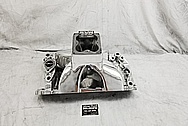 Brodix Aluminum Intake Manifold AFTER Chrome-Like Metal Polishing - Stainless Steel Polishing - Aluminum Polishing