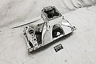 Brodix Aluminum Intake Manifold AFTER Chrome-Like Metal Polishing - Stainless Steel Polishing - Aluminum Polishing