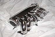 Toyota Supra 2JZGTE Aluminum Intake Manifold AFTER Chrome-Like Metal Polishing and Buffing Services