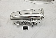 Magnus Aluminum 4 Cylinder Intake Manifold AFTER Chrome-Like Metal Polishing - Aluminum Polishing