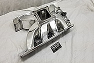 Aluminum 8 Cylinder Intake Manifold AFTER Chrome-Like Metal Polishing - Aluminum Polishing