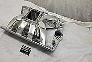 Aluminum 8 Cylinder Intake Manifold AFTER Chrome-Like Metal Polishing - Aluminum Polishing