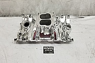 Edelbrock Aluminum Intake Manifold AFTER Chrome-Like Metal Polishing - Aluminum Polishing