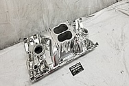 Edelbrock Aluminum Intake Manifold AFTER Chrome-Like Metal Polishing - Aluminum Polishing