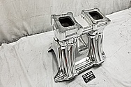 Weiand Aluminum Intake Manifold AFTER Chrome-Like Metal Polishing - Aluminum Polishing