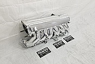 1993 - 1998 Toyota Supra Aluminum Upepr and Lower Intake Manifold AFTER Chrome-Like Metal Polishing and Buffing Services - Aluminum Polishing 