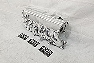 1993 - 1998 Toyota Supra Aluminum Upepr and Lower Intake Manifold AFTER Chrome-Like Metal Polishing and Buffing Services - Aluminum Polishing 