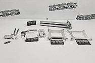 Aluminum Intake Manifold Spacers AFTER Chrome-Like Metal Polishing and Buffing Services - Aluminum Polishing
