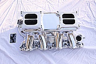 Offenhauser Tunnelram Aluminum Intake Manifold AFTER Chrome-Like Metal Polishing and Buffing Services