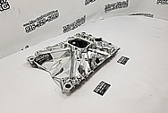 Edelbrock Aluminum 8 Cylinder Intake Manifold AFTER Chrome-Like Metal Polishing and Buffing Services - Aluminum Polishing