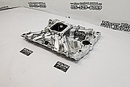 Edelbrock Aluminum 8 Cylinder Intake Manifold AFTER Chrome-Like Metal Polishing and Buffing Services - Aluminum Polishing