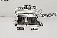 Honda Aluminum 4 Cylinder Intake Manifold AFTER Chrome-Like Metal Polishing and Buffing Services - Aluminum Polishing