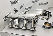 LSX Aluminum 8 Cylinder Intake Manifold, Valve Covers and Throttle Body AFTER Chrome-Like Metal Polishing and Buffing Services - Aluminum Polishing